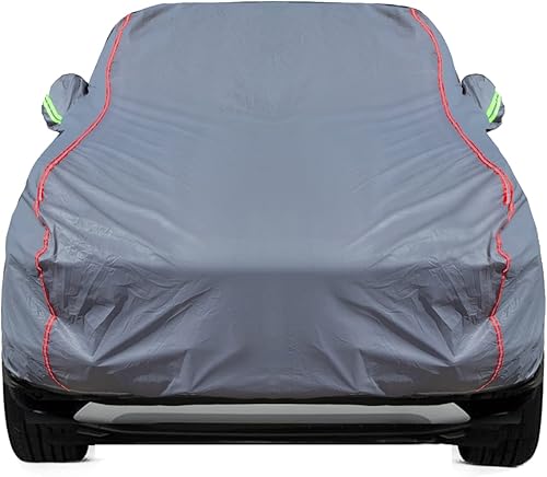 QUYDDC Nuevo material transpirable, cubierta impermeable para automóvil, cerraduras y puertas con cremallera, protector solar impermeable,