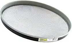 Peneira Para Areia Fubá 40 Cm Aço Tela Trancada