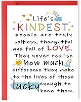 Vista 10 de YiKaLus Tarjeta de agradecimiento por ayudarme a crecer, gran tarjeta de agradecimiento para profesores, mamá y papá, divertidos regalos