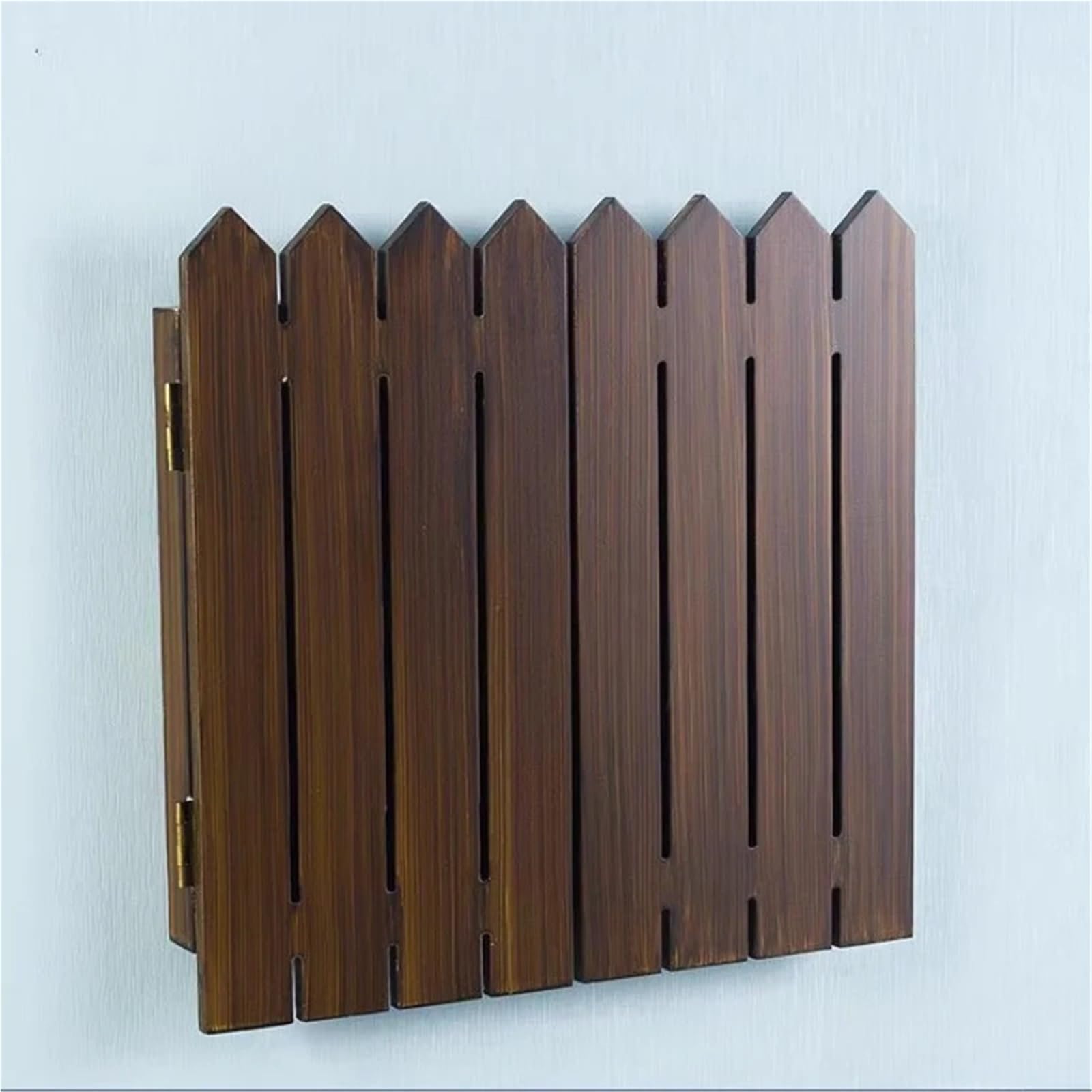 Cubierta de caja fusibles sin taladro, diseño cerca granja, decoración gabinete eléctrico, arte creativo for ocultar disyuntores en paredes(Red,Inner 34.5x25.5)