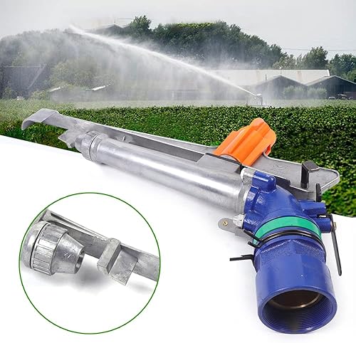 Miniatura 2 de Pistola de pulverización de agua de 1 pulgada pistola de pulverización de riego agrícola rociador de riego de gran área de 360 con juego de boquilla