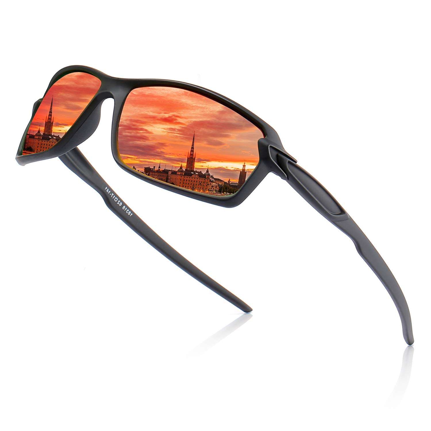 FAGUMA Sports Polarized Sunglasses For Men Cycling Driving Fishing UV Protection