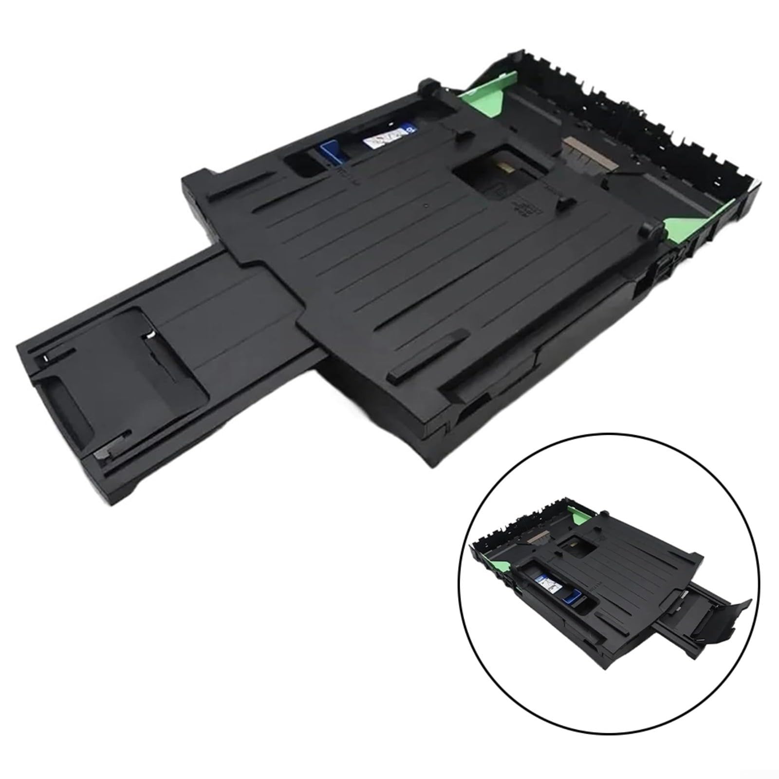 Bac à papier pour imprimante compatible avec Mfc-J432W J435W J430W J425W J725Dw, bac d'alimentation ABS prenant en charge A4/Ltr pour petites entreprises