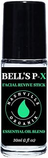 Dr. A's Bell's P-X Facial Revive Stick | Organic Essential Oil Blend | Natural Nerve & Muscle Stimulator Cream | Soothing Relief & Healthy Circulation | Frankincense, Helichrysum & Turmeric