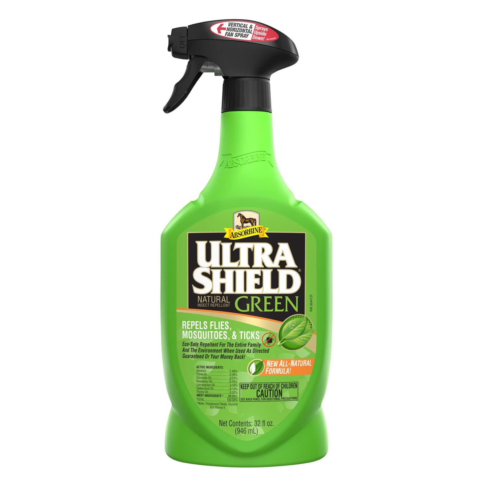 Assorbire ULTRASHIELD verde Fly spray anti-insetti