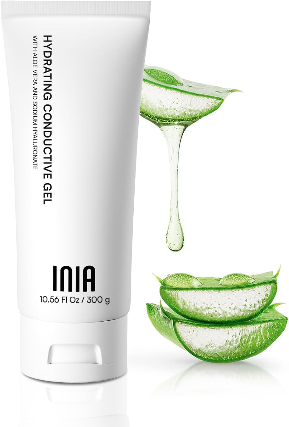 Micro-current Conductive Gel for Facial and Body Skin Care Machines – Hydrating Gel Primer with Hyaluronic Acid, Anti-Aging & Skin Tightening for Women and Men, 10.56 Fl Oz