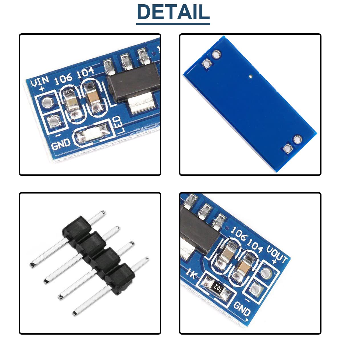 Arduino Nano DAOKAI 10PCS AMS1117-3.3 Voltage Regulator - DC 4.75V-12V ...