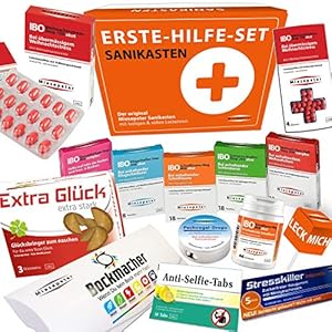 Miesepeter Sanikasten | ERSTE-HILFE-SET | Geschenkbox, witziges Geschenkeset zu Weihnachten lustiges Geburtstagsgeschenk…