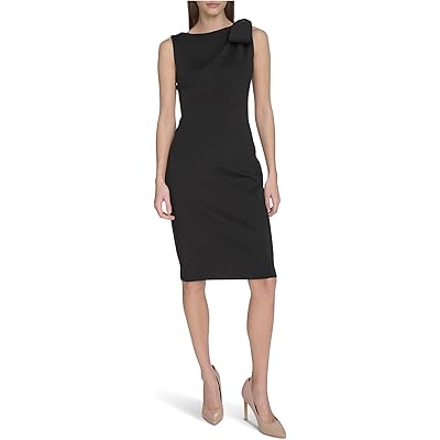 Платье Calvin Klein Sleeveless Scuba Sheath