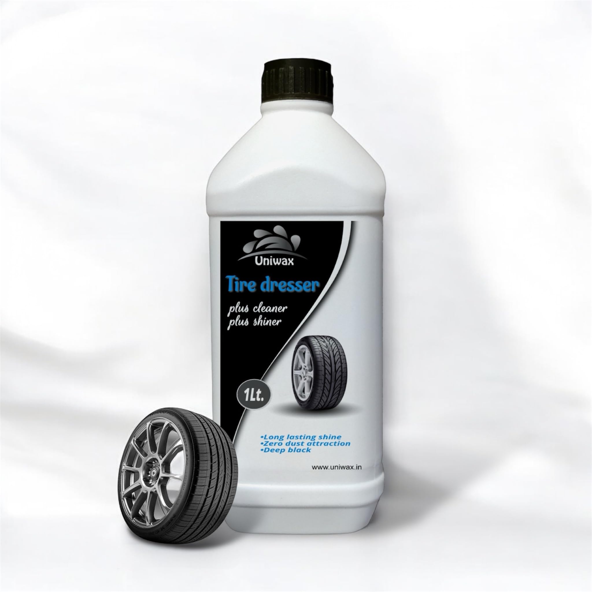 uniwax Tyre Dresser and Cleaner 1kg| A Complete Solution for Long Lasting Shine Car & Motorbike