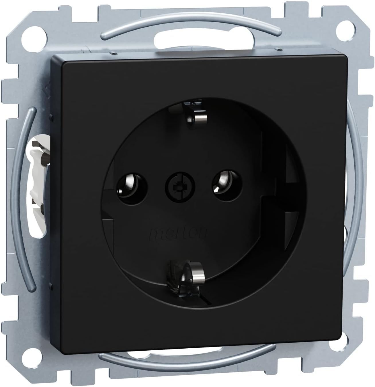 Merten Schuko Socket, Made of Recycled Ocean Plastic Material, Plug-In Terminals, Matte Black, System M, MEG2301-0403, Protective Contact Socket-image-44