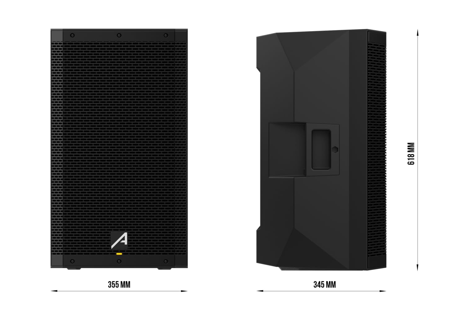 Audibax DSP12 - Altoparlante Attivo con DSP da 12" - Altoparlante Amplificato - Potenza 1200W - DSP Interno di Qualità per Equalizzazione e Modalità di Riproduzione - Altoparlante con Bluetooth