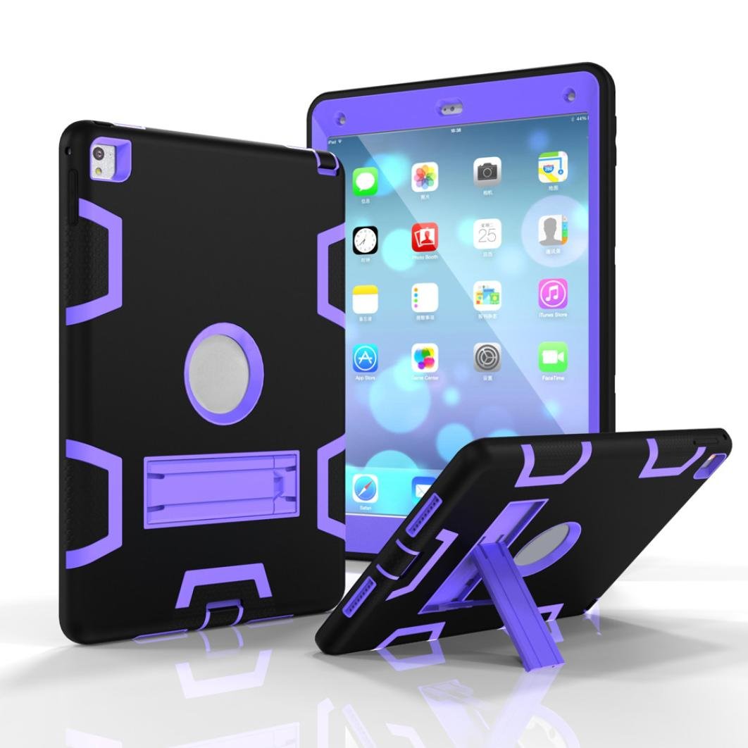 Feite Layer Hybrid Armor Protective Stand Cover Case For iPad Air 2 (Color B)