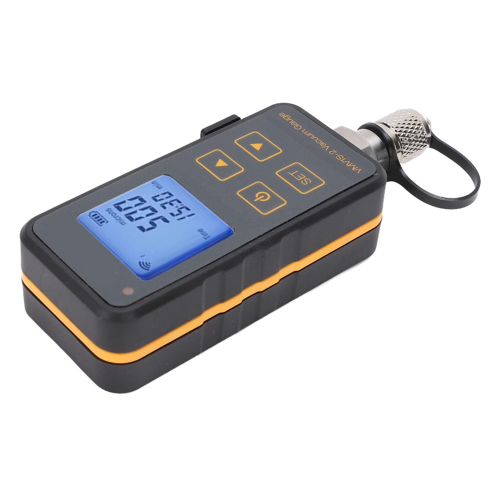 Jeffergarden Probador de Vacío Electrónico 0.1-3333.3 Pa, Medidor de Vacío Digital Liviano con Registro de Datos para Sistemas HVAC y Refrigeración