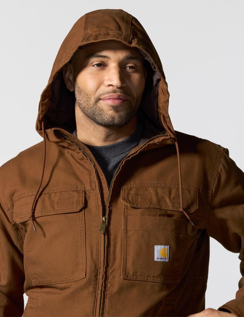 Carhartt Herren J140 Active Jac mit Lockerer Passform, Isoliert, mit Flanell Gefüttert Jacke
