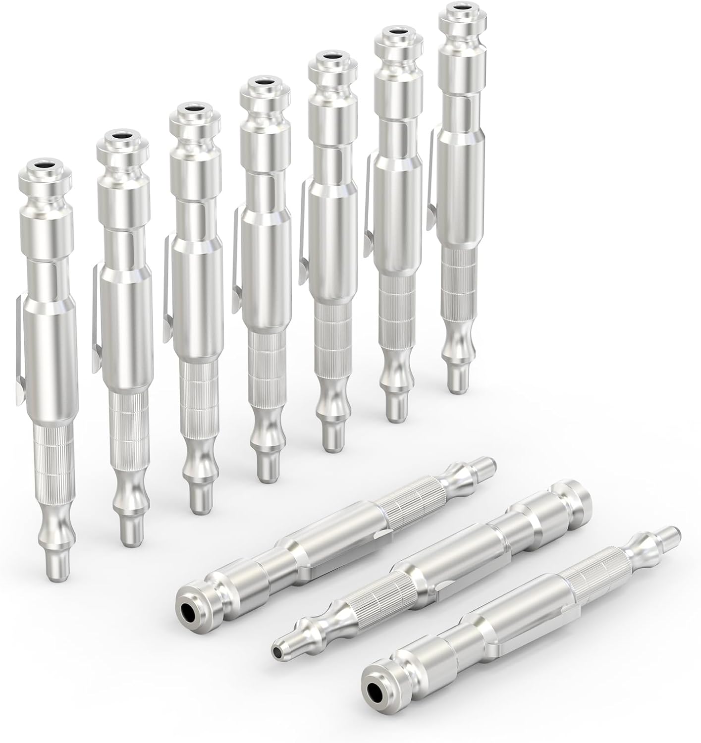 GASHER 10PCS Adjustable Pocket Air Blow Gun with 1/4" T-type Plug