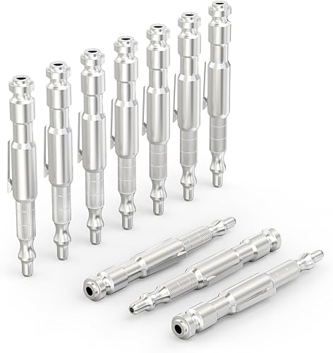 Miniatura 12 de GASHER Pistola de aire de bolsillo ajustable 10PCS con enchufe tipo I/M de 1/4