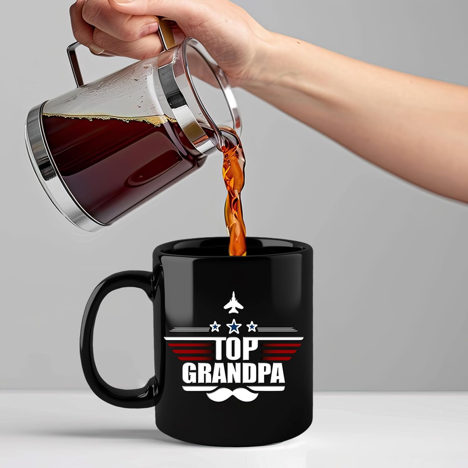 Top Grandpa Mug 11Oz Christmas Gift for Grandpa Father Day Birthday Gifts from Grandkids Ceramic Grandpas Cup for Coffee,Milk and Tea Microwave & Dishwasher Safe - Image 7