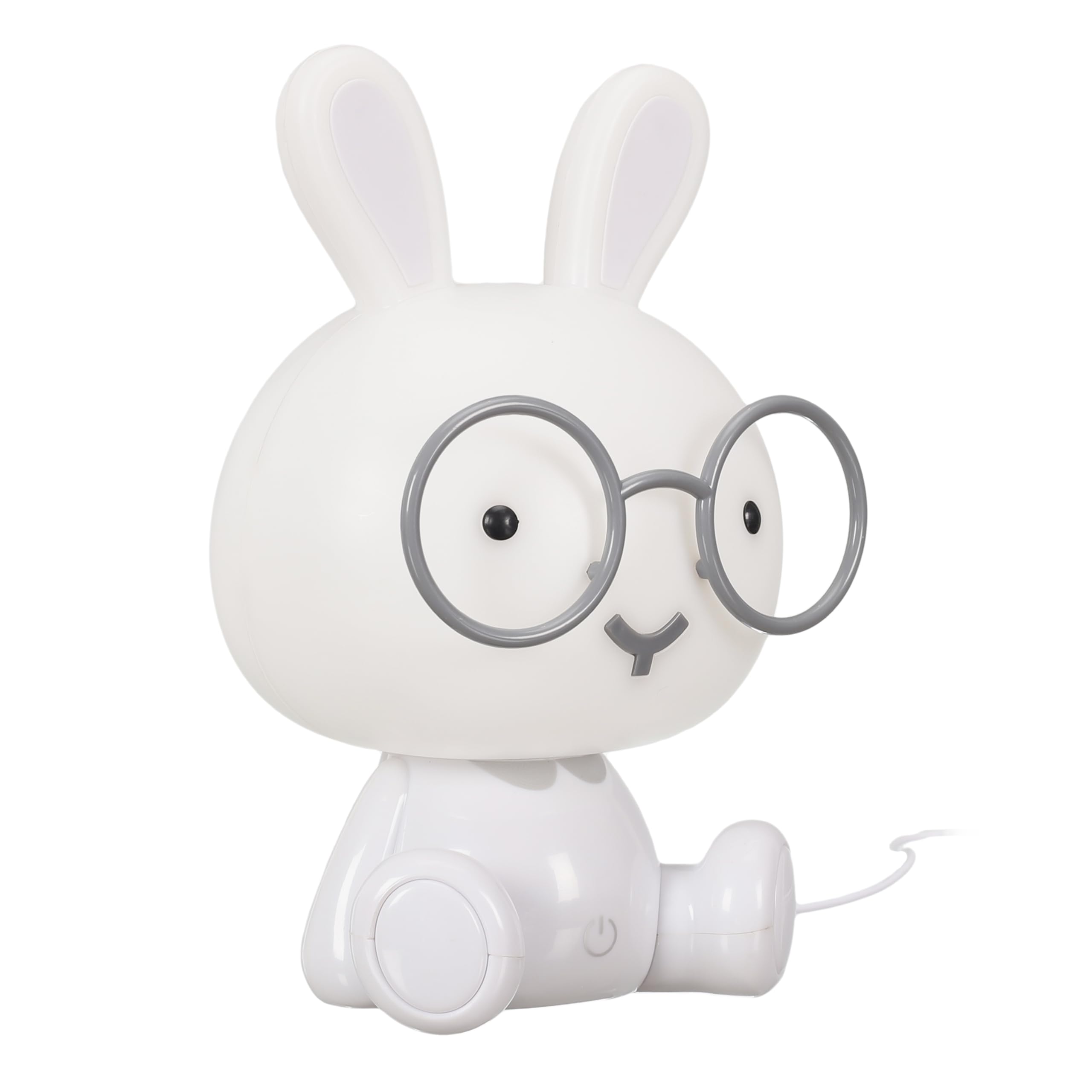 Home Deco Kids Veilleuse LED Lapin Enfant Rechargeable USB Tactile Blanc