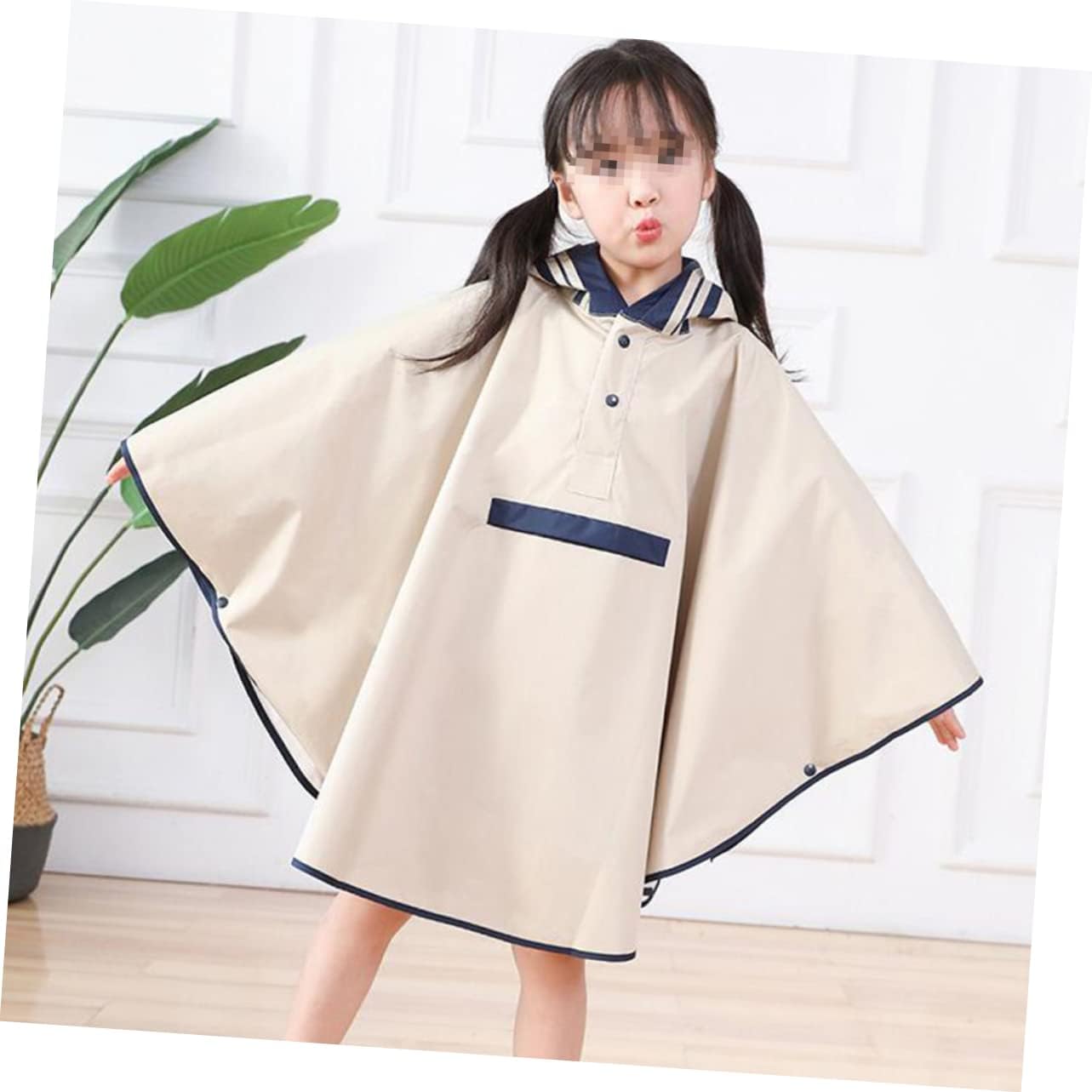 Rainwear Emergency Rainwear Rain Gear for Kid Rain Cover Rain Gear Hooded Raincoat Running Rain Ponchos