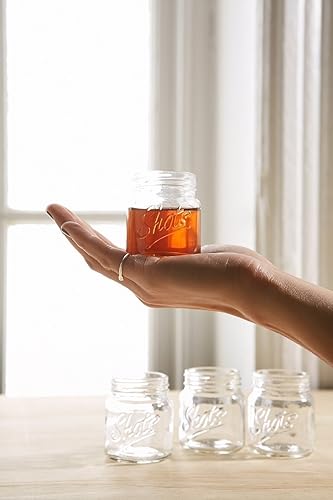 Miniatura 3 de Circleware Juego de 6 vasos de chupito con base pesada, juego de 6 vasos divertidos para fiestas, entretenimiento en el hogar, comedor, bebida,