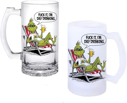 Grinch Kulplu Bira Barda  Buzlu veya  effaf Se enekli 084