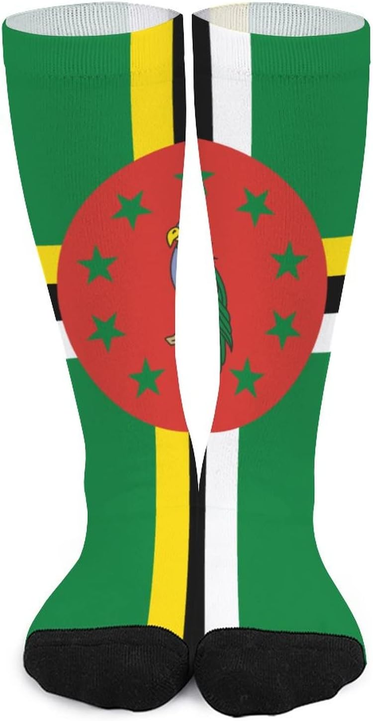 Finnish Flag Sports Crew Socks Fashion Colorful Casual Dress Socks for Men Women