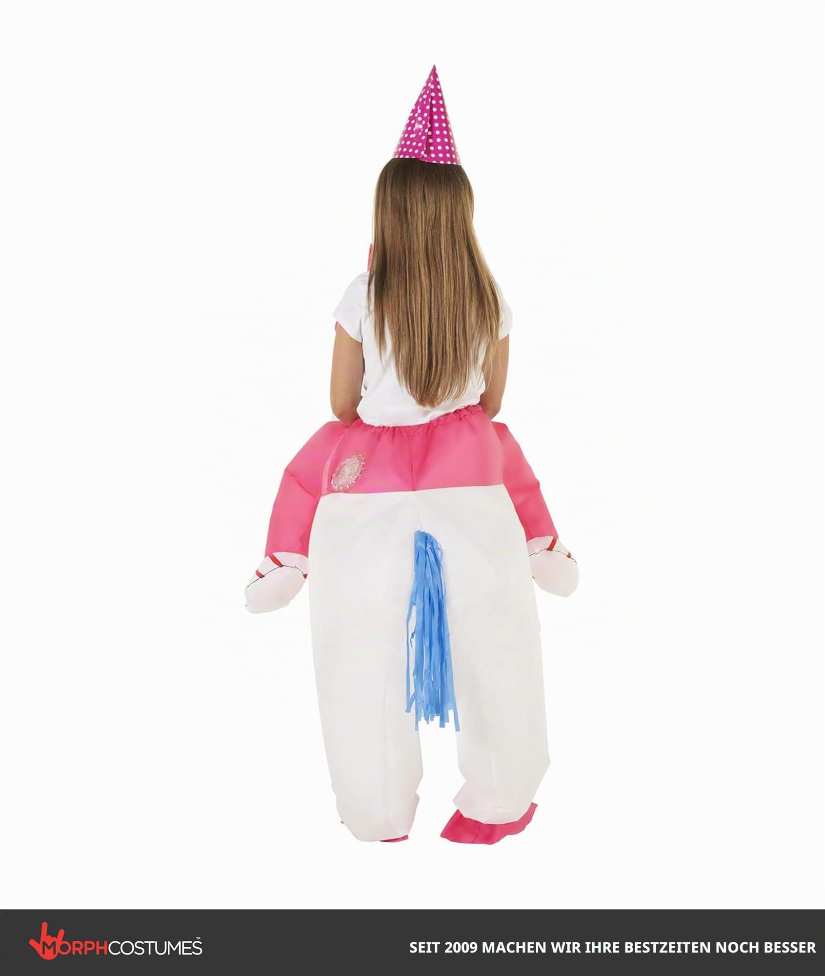 Morph Aufblasbares Einhorn Kostüm Kinder, Halloween Kostüm Kinder