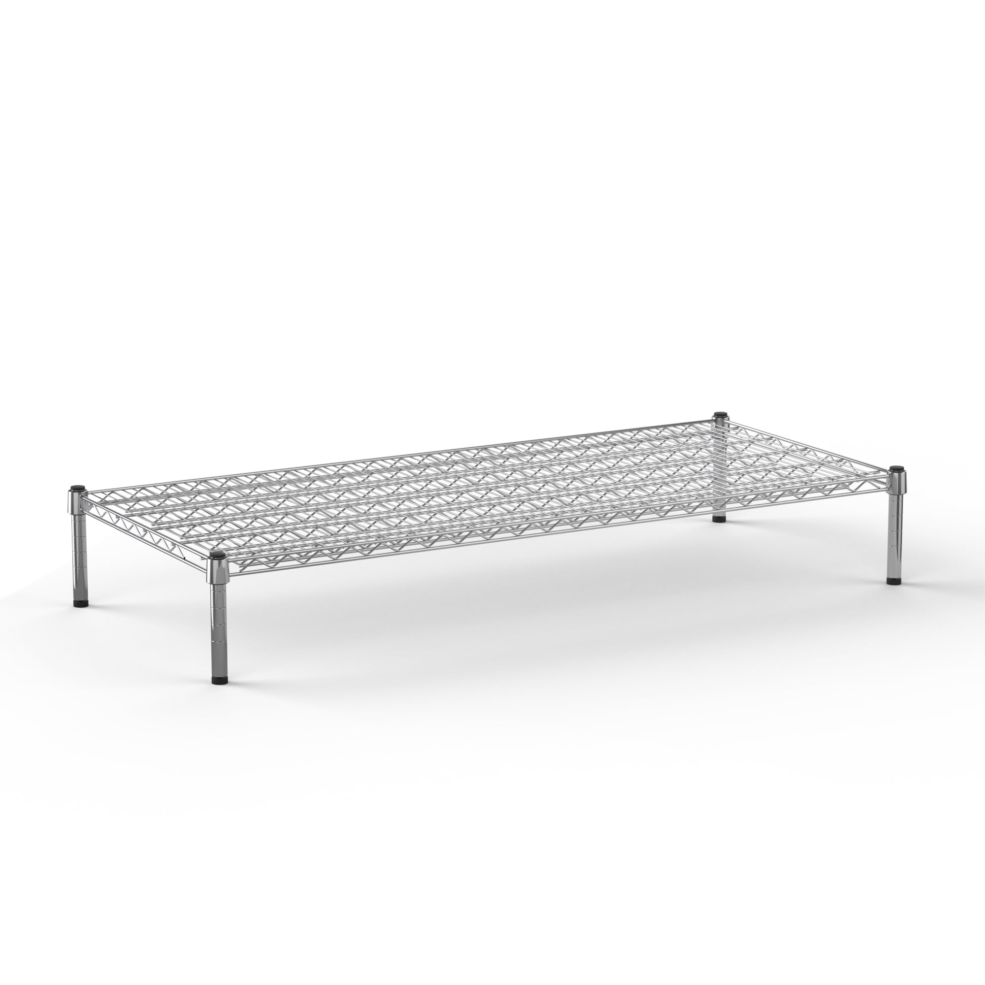 24" Deep x 54" Wide x 8" Height Wire Shelving Kit | 1-Tier | NSF Commercial Storage Rack Unit
