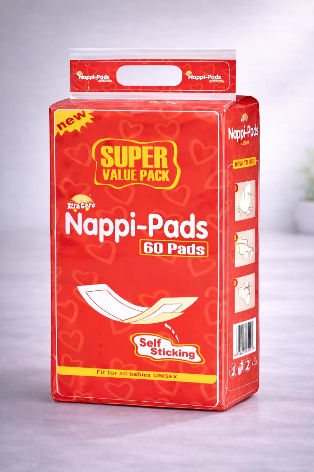 Nappy Pad's Super Value Pack for Babies (60 Pieces)