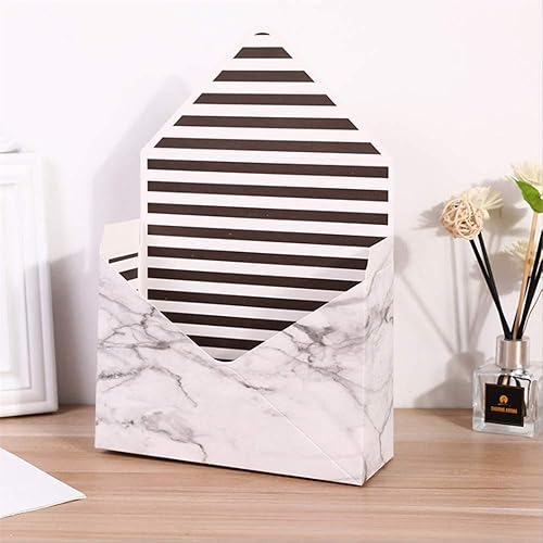 Miniatura 2 de BBJ WRAPS Caja de papel de envoltura de flores, cajas de embalaje de ramo de floristería para suministros de arreglos florales, 5 unidades, 7.9 x