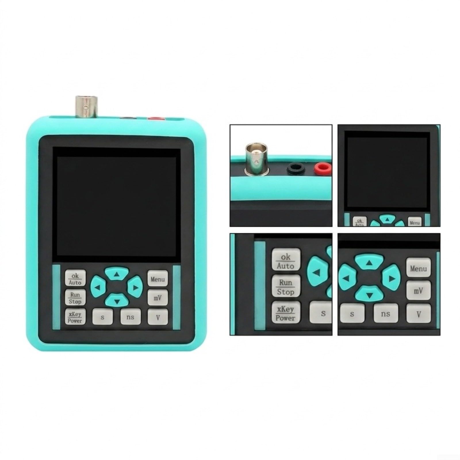 Osciloscopio digital de bolsillo 120 MHz, 500 MSa/s, escaneo en