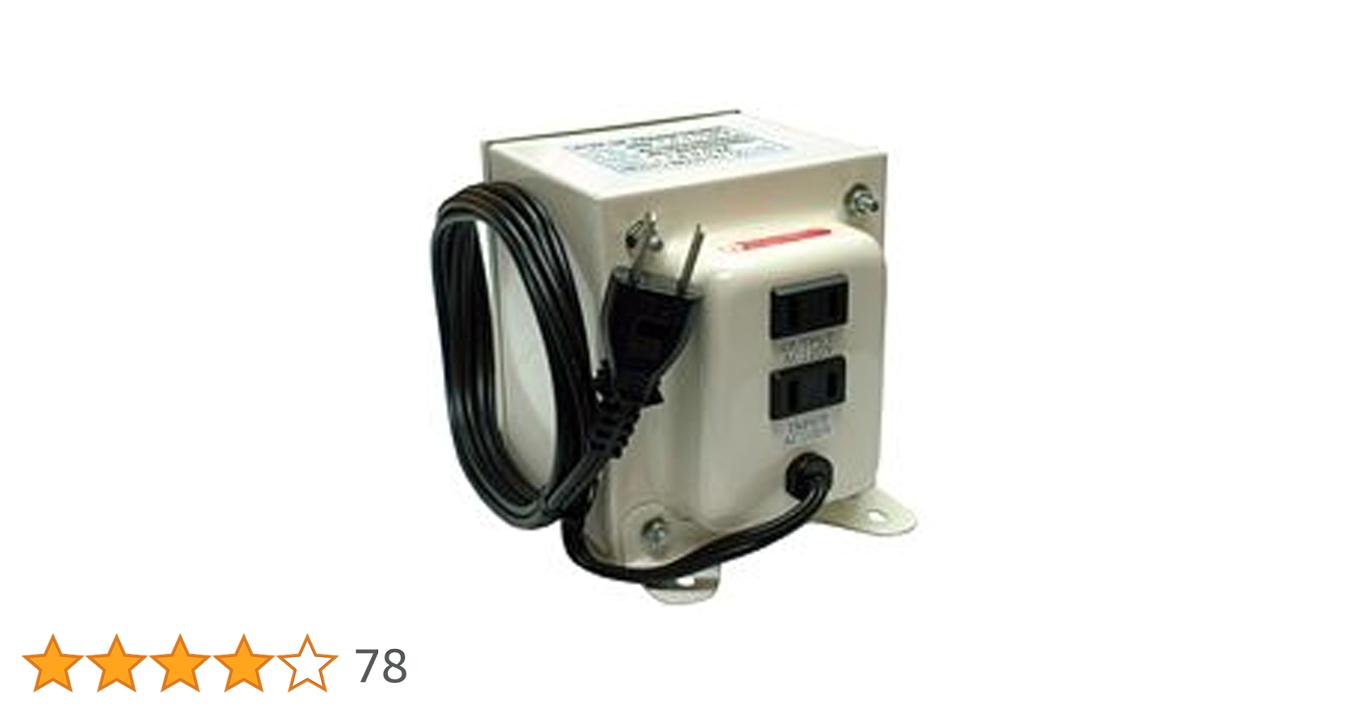 Amazon.co.jp: 日章工業 アップトランス 白 1500W UPUシリーズ