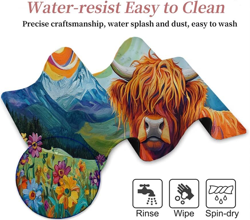 Tapis souris XXL motif animal pour décorer votre bureau PC - 7