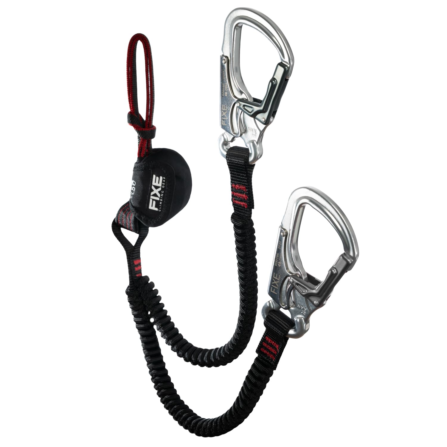 Fixe - Via Ferrata Ferratum Cinchless, système breveté sans étranglement harnais, design compact et léger, bras extensibles PES, mousquetons double fermeture, EN958:2024