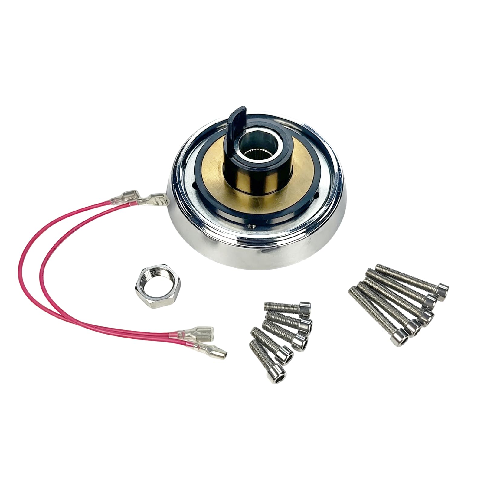 Photo 1 of UVYMZY Steering Wheel Assembly Kit - T04 Steering Wheel Hub Adapter Mount(5 Holes) - Compatible with Kenworth and Peterbilt Models