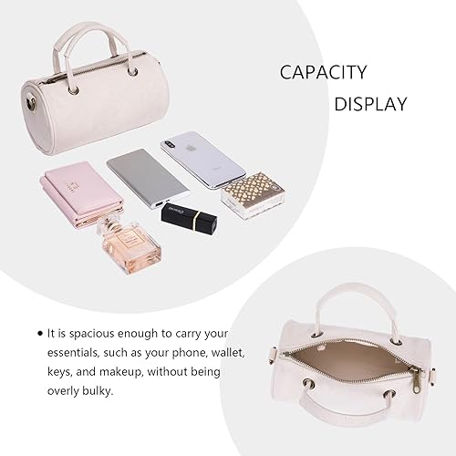 Miniatura 4 de Bolso de hombro de la mujer del bolso del bolso del bolso del bolso del bolso del bolso de Crossbody redondo del círculo redondo del cilindro -YON