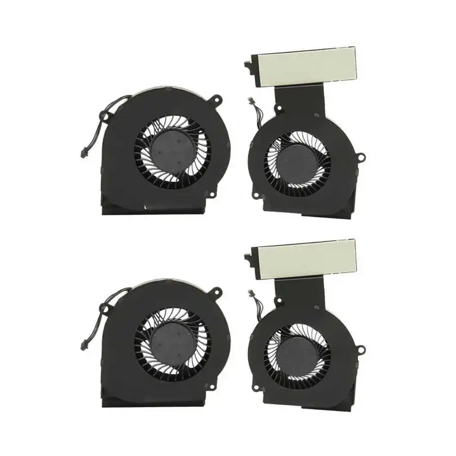 Ventilador De Refrigeración for Portátil, Compatible con HP,15‑DC L30204‑001 L29354‑001, Ventilador De 4 Pines | Enfriamiento de computadora portátil CPU GPU Reemplazo del ventilador Conjunto de ventilador de 4 pines(CPU and GPU)