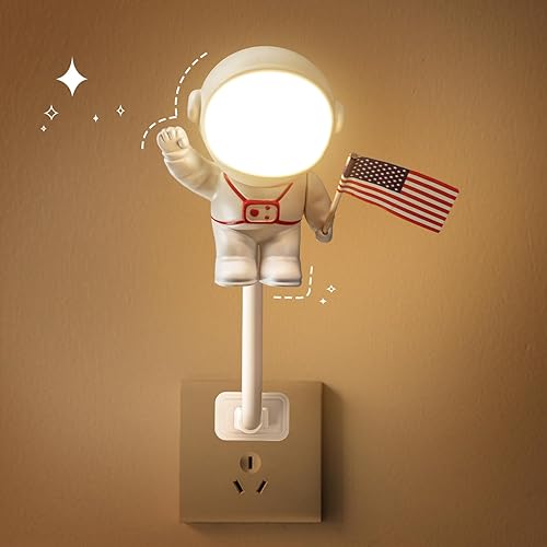 Consss Luz nocturna, luz nocturna de astronauta con detección activada por voz USB, 1 paquete de luz nocturna LED con tercer engranaje de disponible en Yaxa Venezuela