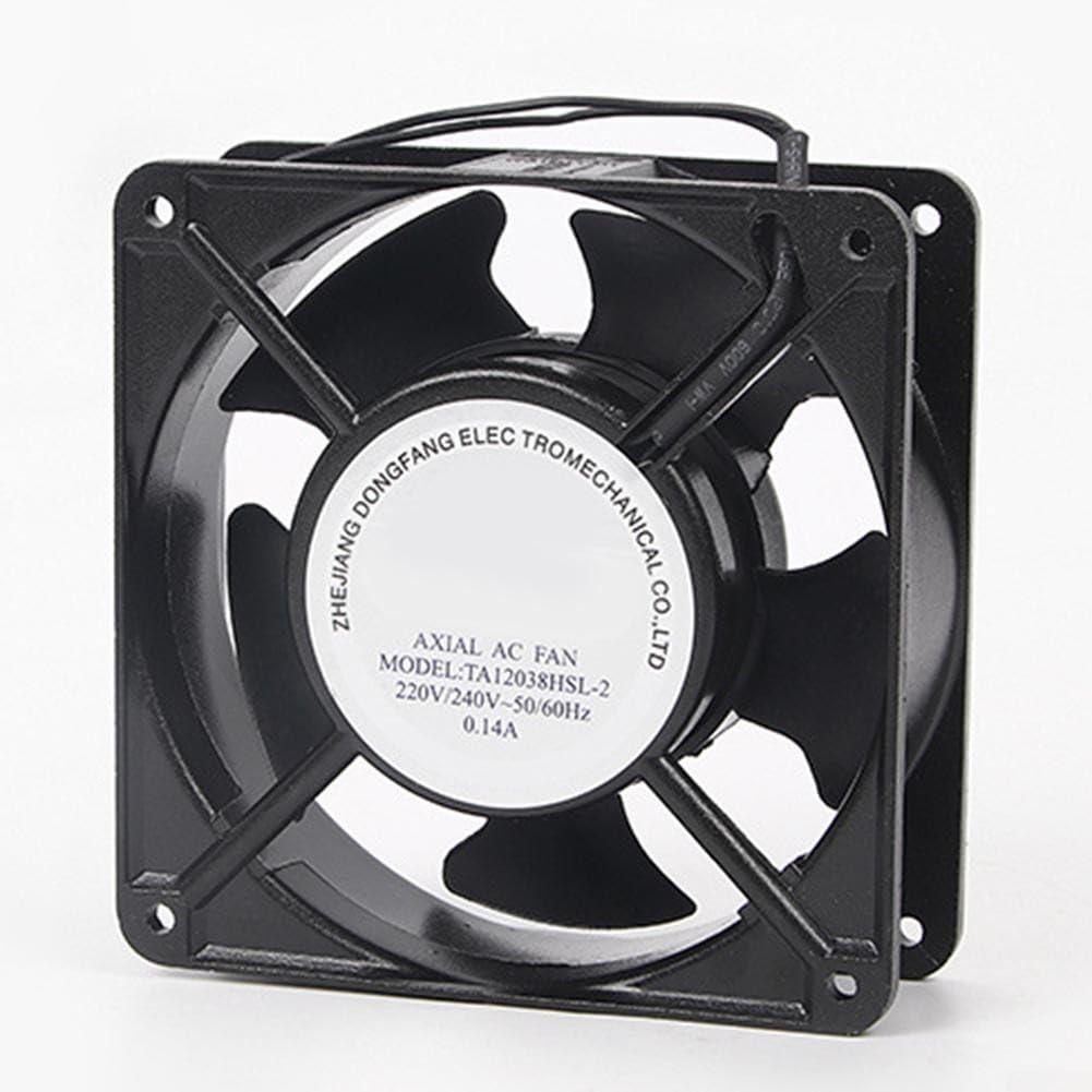 Ventilatore assiale per cassetta del camino inseribile, ad alta temperatura, lame metalliche, ventola di raffreddamento del forno della lama del metallo