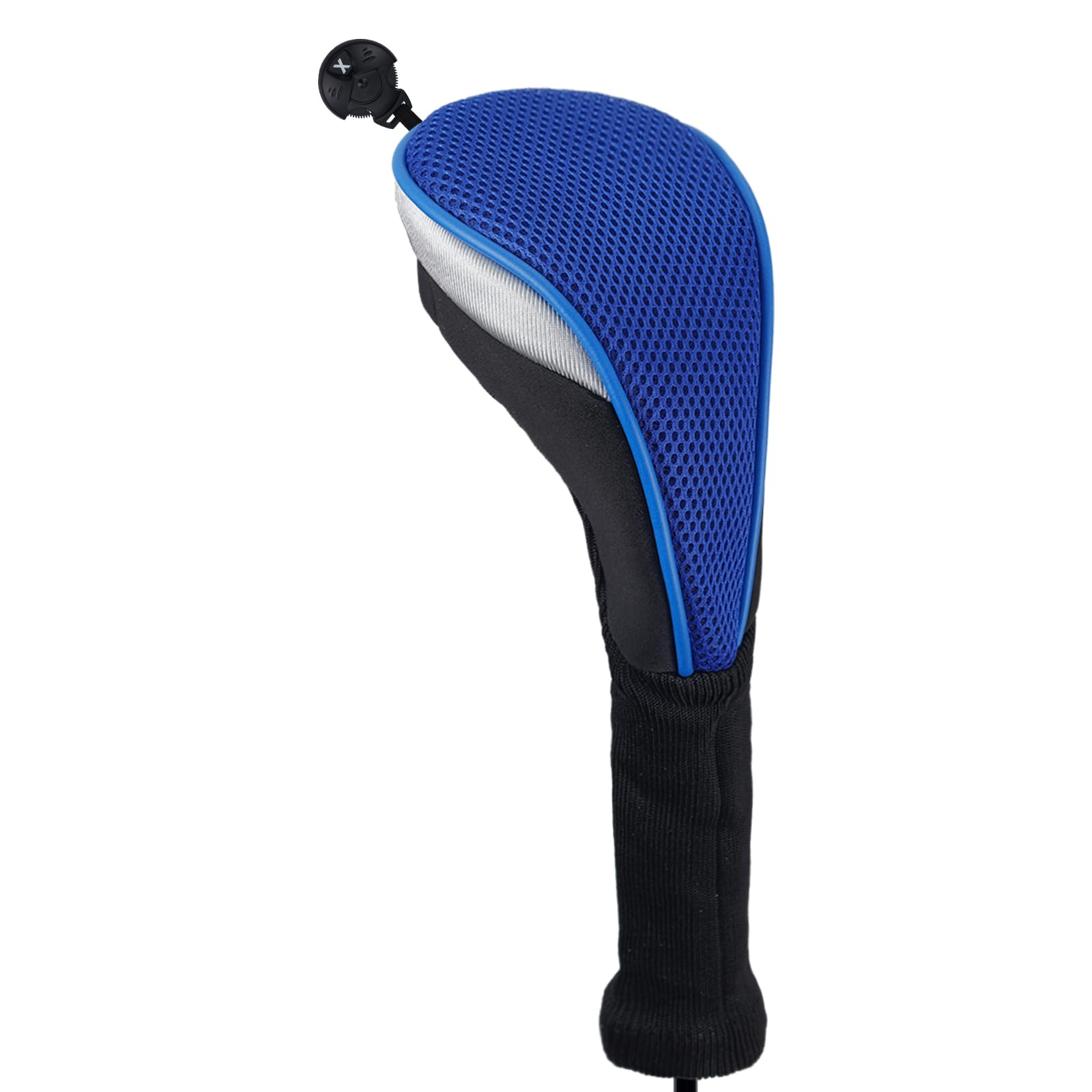 Andux Golf Hybridschläger Habe mit langem Hals, austauschbarer Nummernanhänger, 4 Stück CTMT-02, Blau
