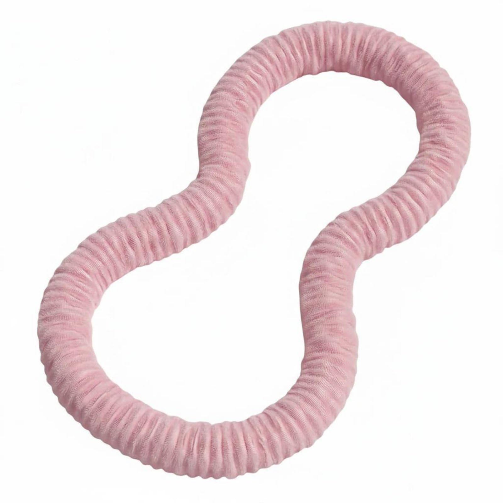 Soft-Fabric Waist Hoop Coil-Form-Form Waist Hoop Ribbed Fitness Gear for Workout, Pink, 1.5KG | Sporting Goods | Fitness Running & Yoga | Fitness Equipment & Gear-picture-21