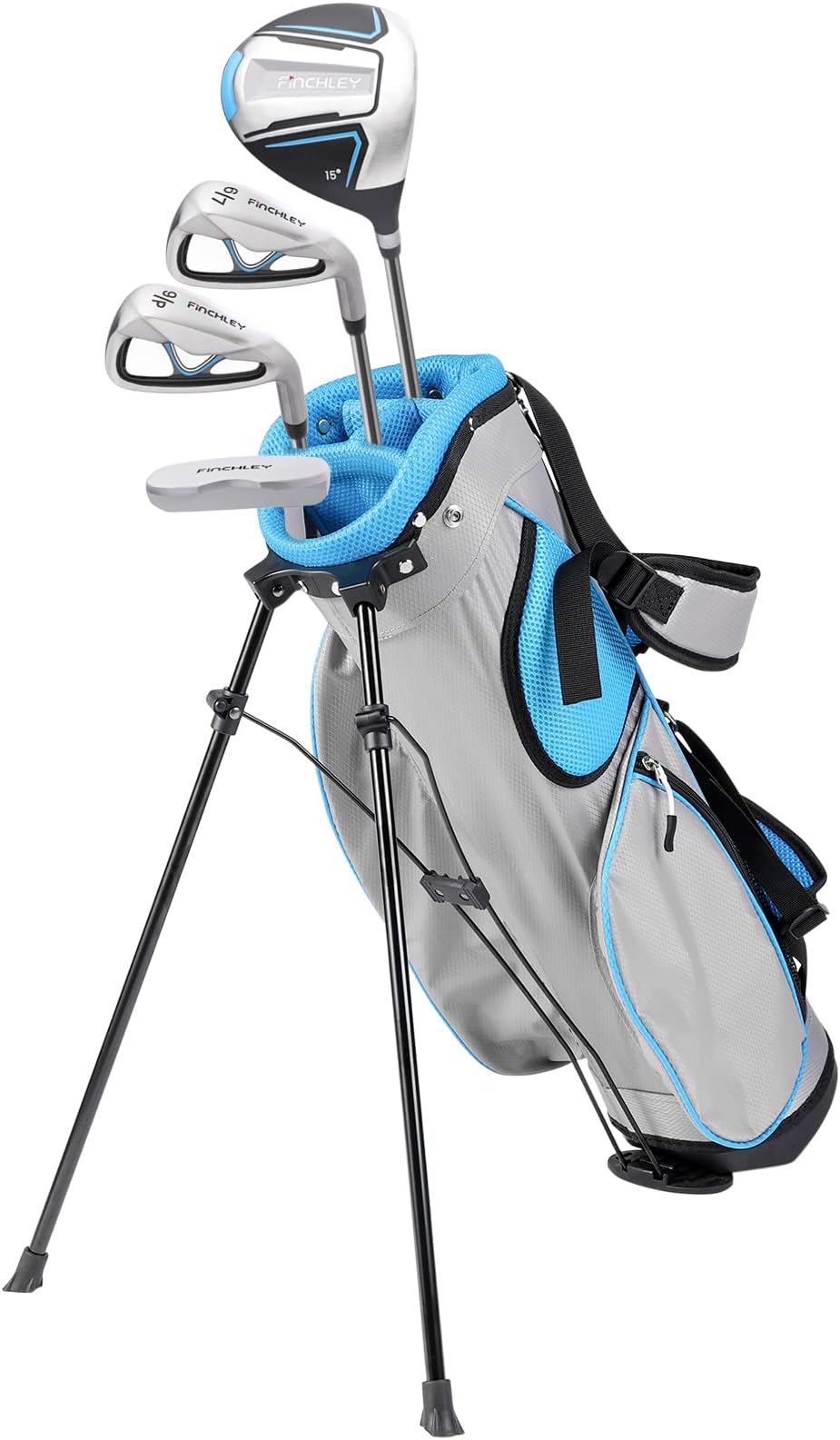 FINCHLEY Kids Golf Clubs Set for Boys & Girls Aged 4-7, Includes Driver, 7# & 9# Irons, and Putter for Right Hand for Right Hand