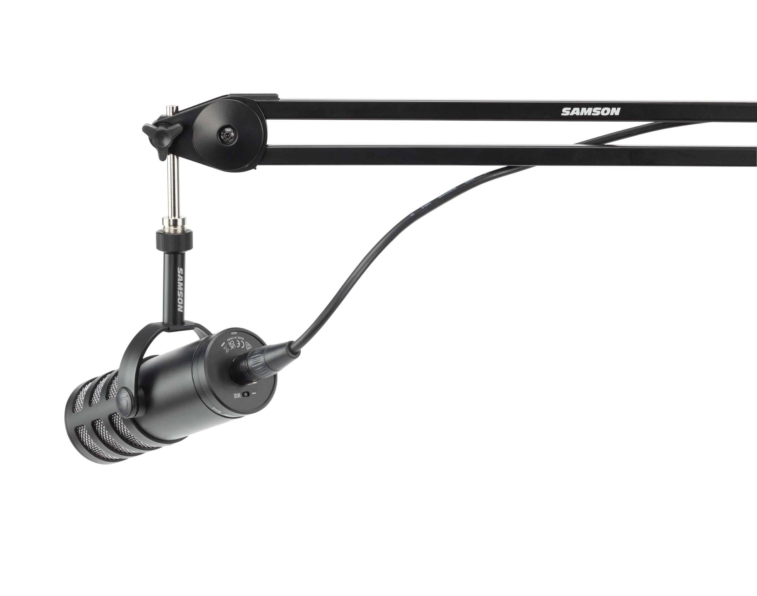 SAMSON Micro Dynamique de Diffusion Q9x pour podcasting, Streaming et Enregistrement en Studio