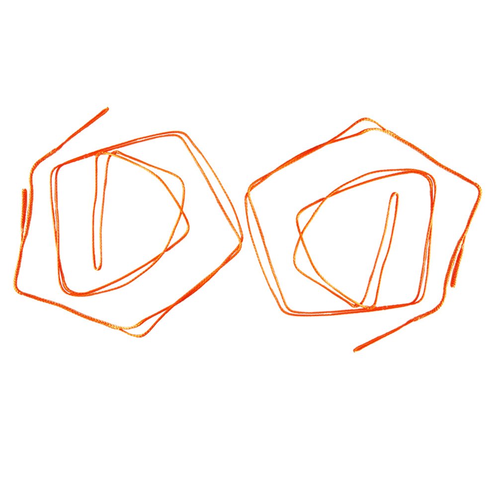 Comily Plus+ Upline Set of 2 UHMWPE Orange Hammock Whoopie Slings Adjustable Camping Ropes