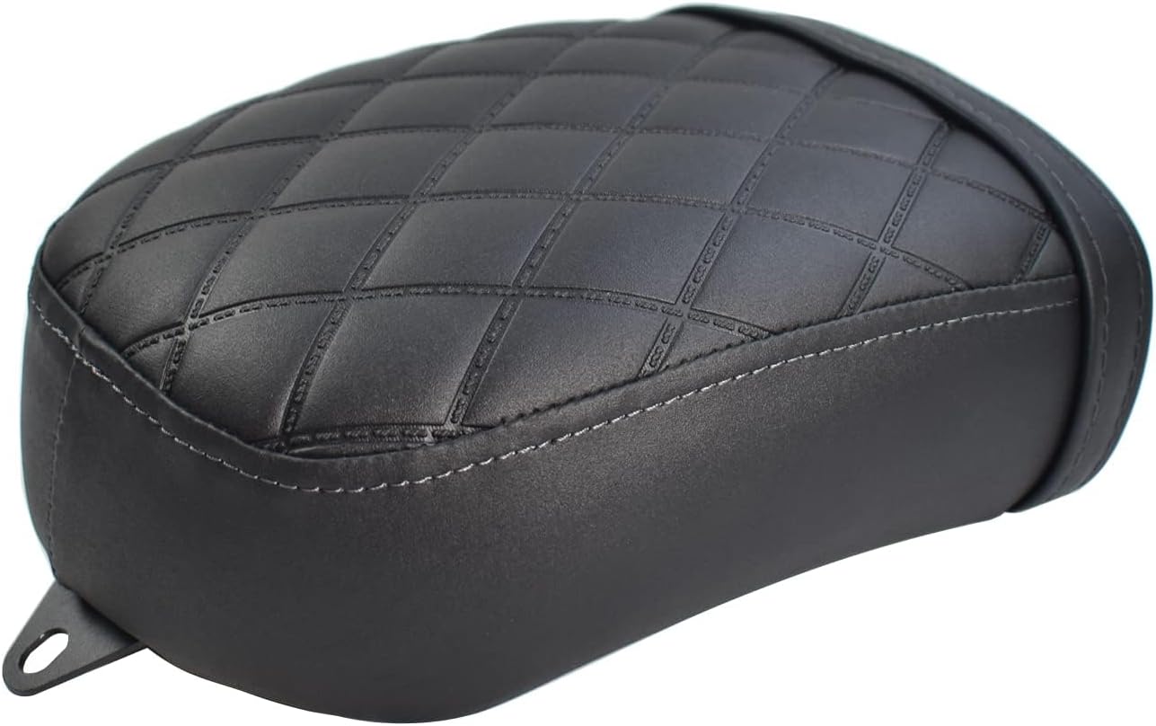 Front Driver Rider Seat Saddle Cushion Rear Passenger Seat Pad Soft Cushion fit for Ho-nda Rebel CMX 500 CMX 300 Accessories 2017 2018 2019 2020 2021 2022 2023 2024 (Rear Seat-Black)