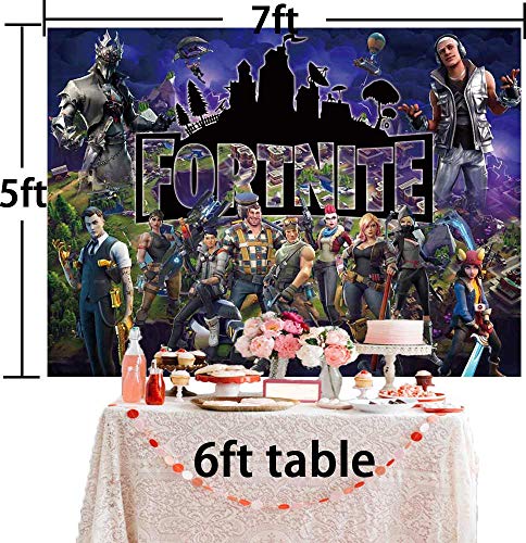Battle Royale Backdrop Poster Video Game Party Supplies Happy Birthday Banner Gamer Backdrop Kids Wall Decoration #TOP4