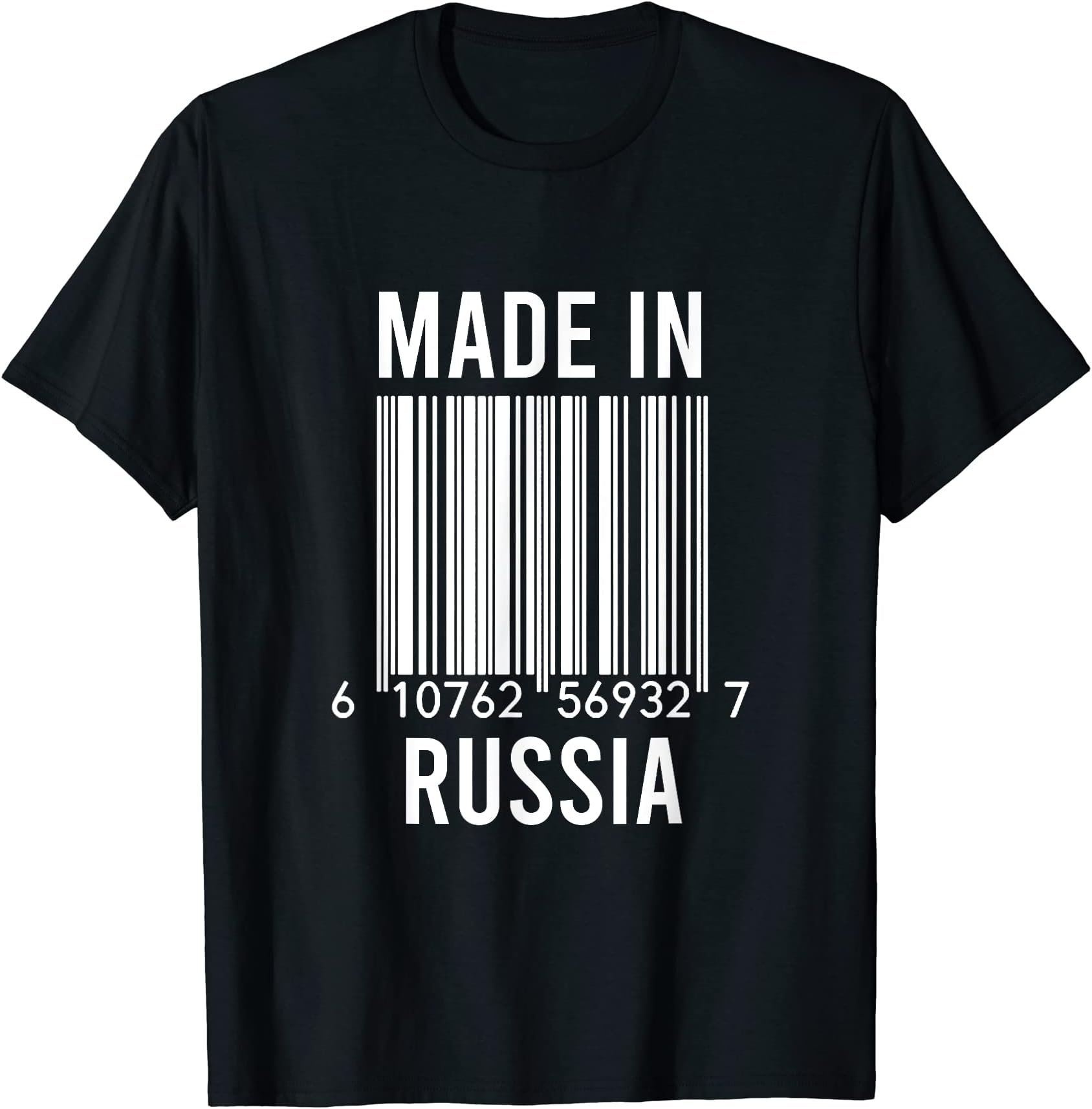 Barcode Made In Russia T-Shirt