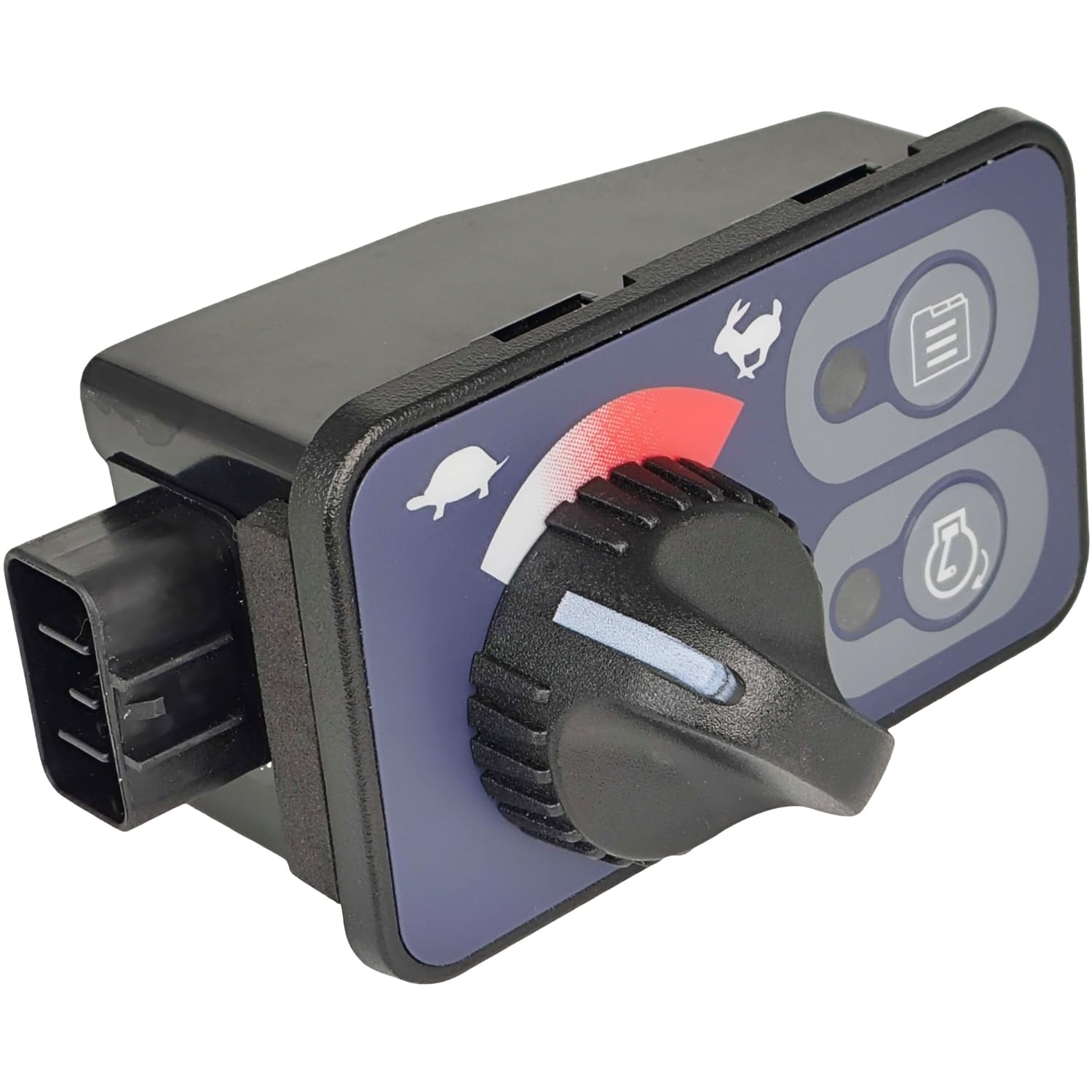 EZROAD Speed Control Knob Panel RD809-53730 Compatible with Kubota KX080-3 KX080-3T KX121-3ST KX161-3ST U35-S2 U45ST Excavator RD80953730 8 Pin Light