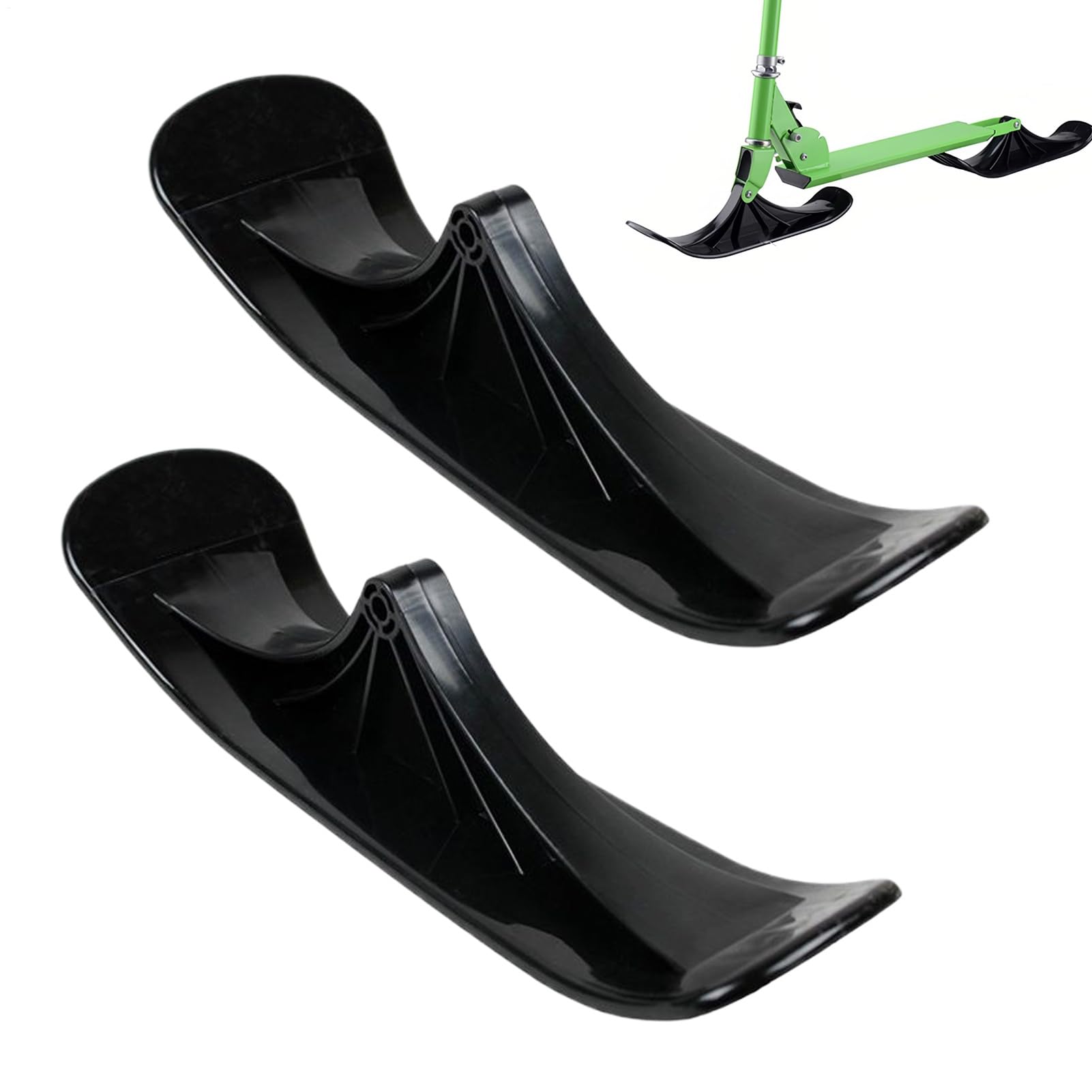 Snow Scooter Conversion Kit - 1 Pair Winter Sports Sledge,Snow Sledge Board Set for Scooter,for Sand Grass Uneven Gravel Roads Park Beach Outdoor Adventure